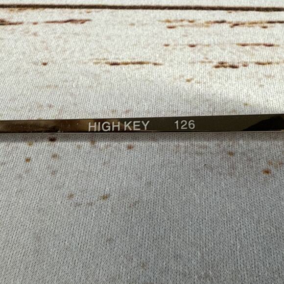 QUAY High Key 126 Aviator Sunglasses – Gold Mirrored Lens Wear Replacement Frame - Picture 7 of 7